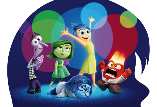 The characters of Inside Out (L-R): Fear, Disgust, Sadness, Joy, and Anger. Photo courtesy of screenrelish.com